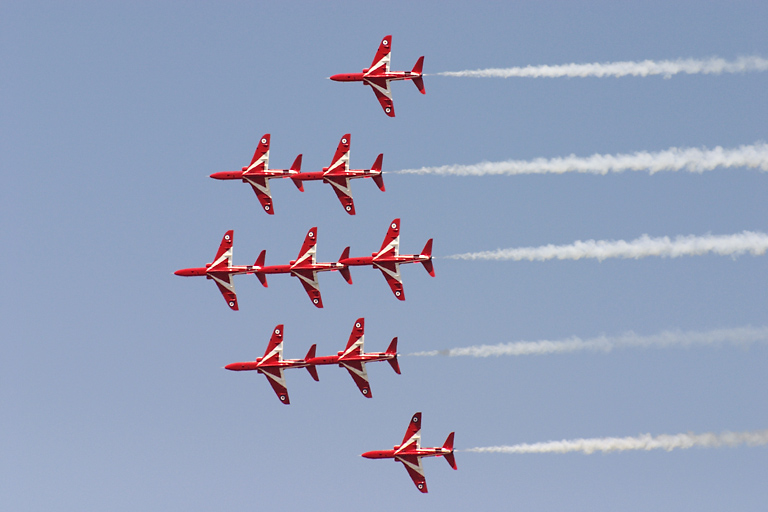 Red Arrows, Royal International Air Tatoo 2006